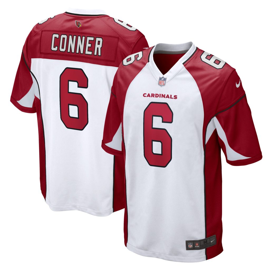 Men's Arizona Cardinals James Conner Nike White Game Player Jersey