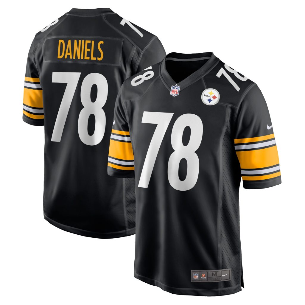 Men's Pittsburgh Steelers James Daniels Nike Black Game Player Jersey