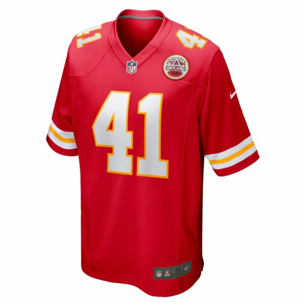 Men's Kansas City Chiefs James Winchester Nike Red Game Jersey
