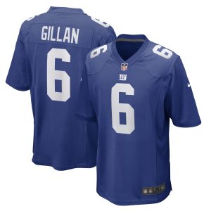 Men's New York Giants Jamie Gillan Nike Royal Game Player Jersey