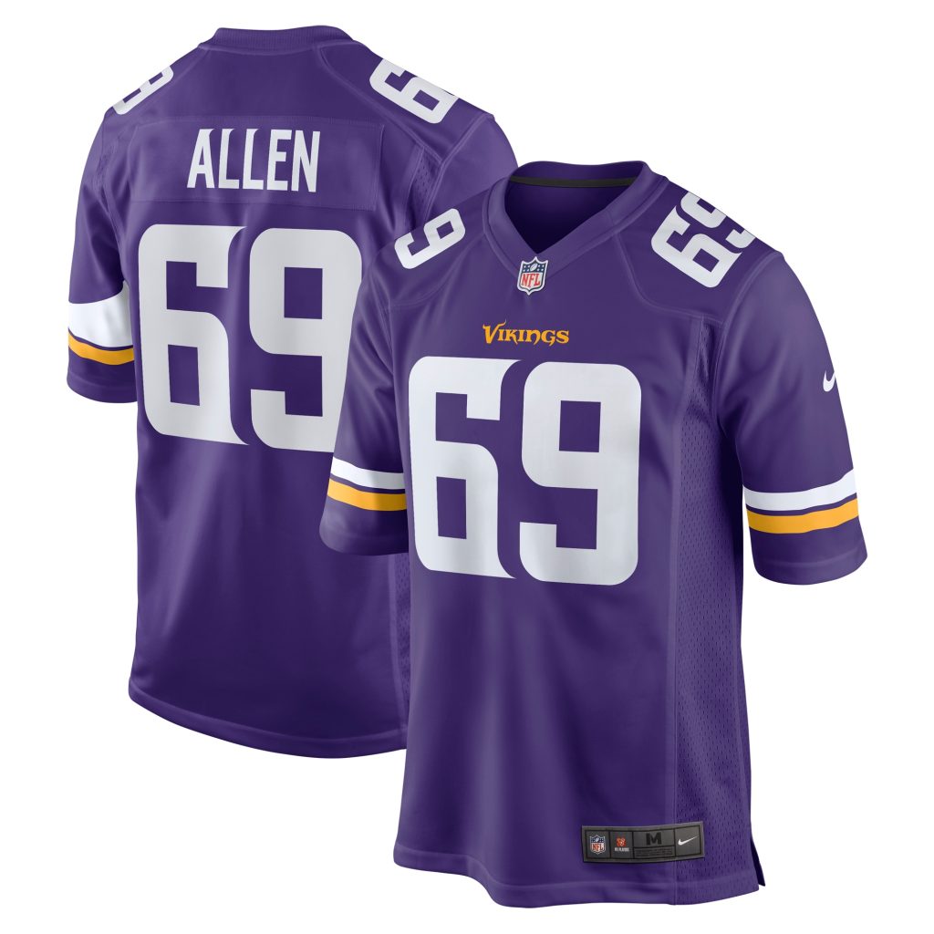 Men's Minnesota Vikings Jared Allen Nike Purple Retired Player Game Jersey