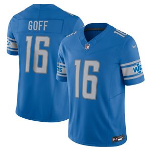 Men's Detroit Lions Jared Goff Nike Blue Vapor F.U.S.E. Limited Jersey