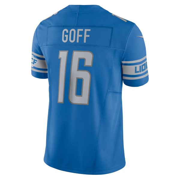 Men's Detroit Lions Jared Goff Nike Blue Vapor F.U.S.E. Limited Jersey