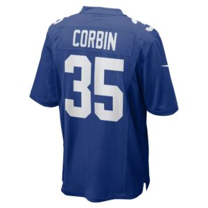 Jashaun Corbin New York Giants Nike Team Game Jersey -  Royal