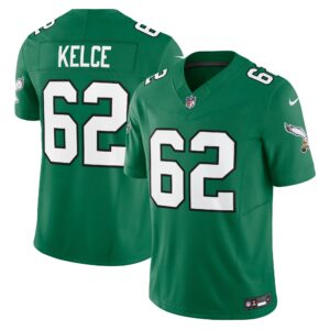 Jason Kelce Philadelphia Eagles Nike Vapor F.U.S.E. Limited Jersey - Kelly Green