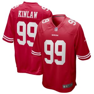 Men's Nike Javon Kinlaw Scarlet San Francisco 49ers Game Jersey