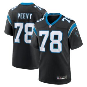 Jayden Peevy Carolina Panthers Nike  Game Jersey -  Black