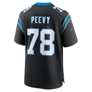 Jayden Peevy Carolina Panthers Nike  Game Jersey -  Black