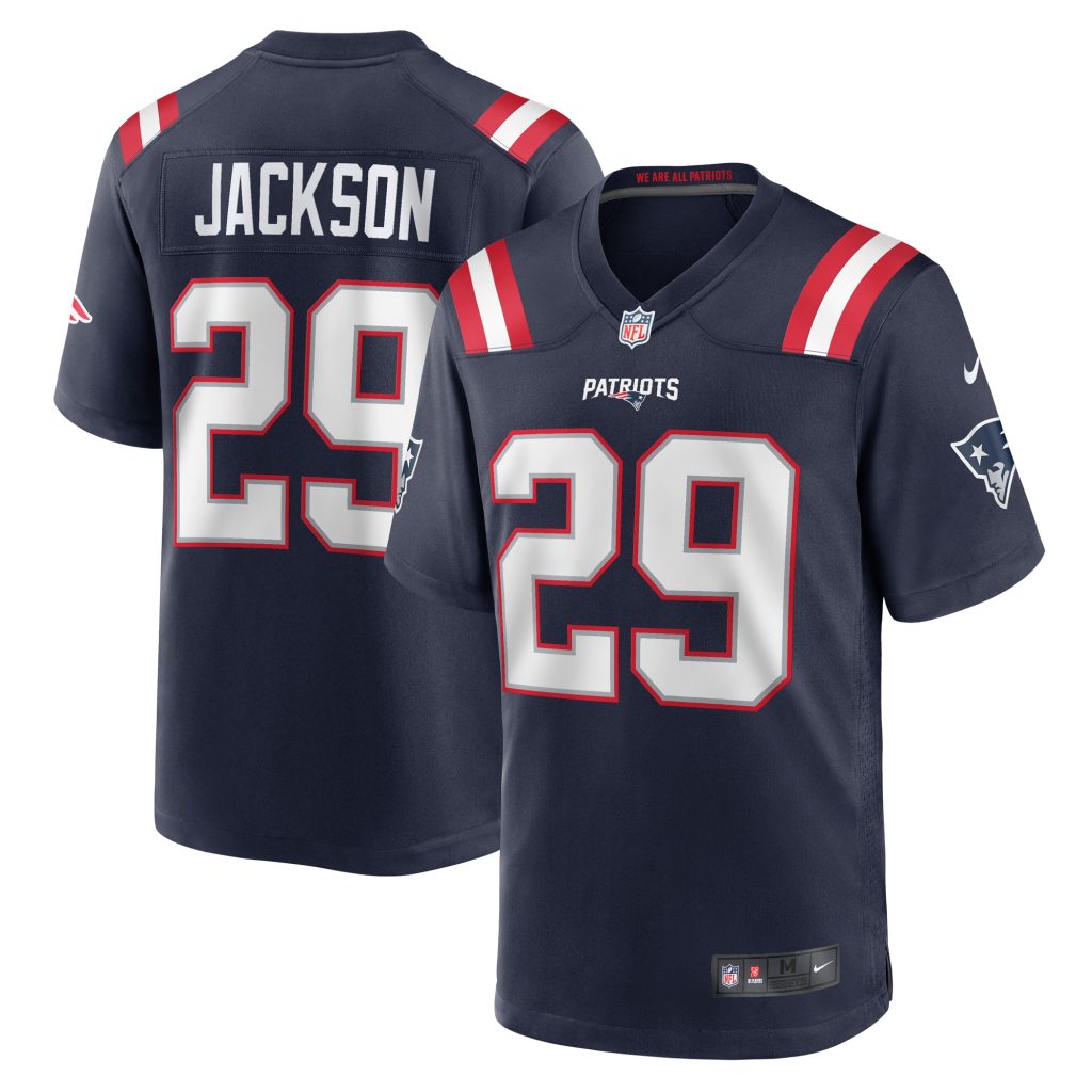 JC Jackson New England Patriots Nike  Game Jersey -  Navy