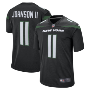 Jermaine Johnson II New York Jets Nike Alternate Game Jersey - Stealth Black