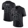 Men's San Francisco 49ers Jerry Rice Nike Black Retired Player RFLCTV Limited Jersey