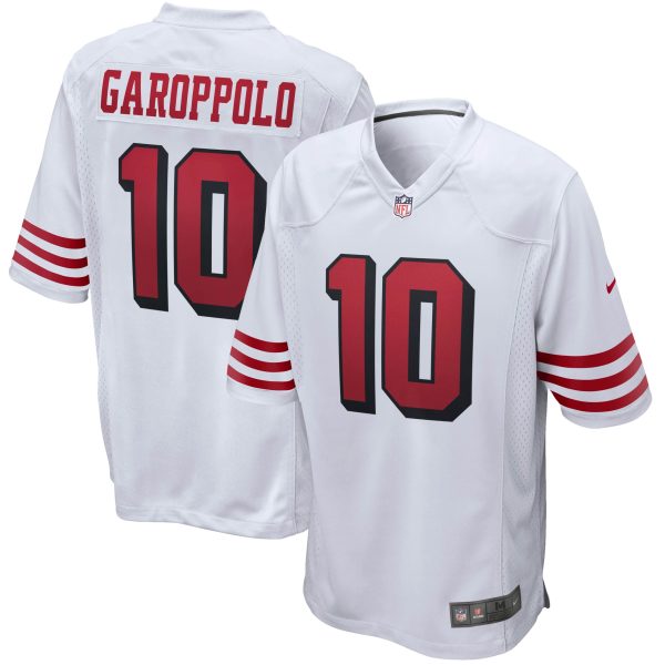 Men's Nike Jimmy Garoppolo White San Francisco 49ers Alternate Game Jersey