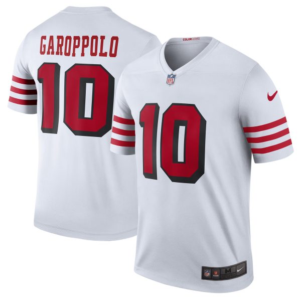 Men's Nike Jimmy Garoppolo White San Francisco 49ers Color Rush Legend Player Jersey