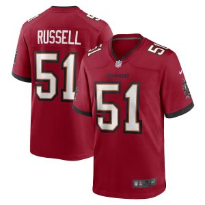 Men's Tampa Bay Buccaneers J.J. Russell Nike Red Game Player Jersey
