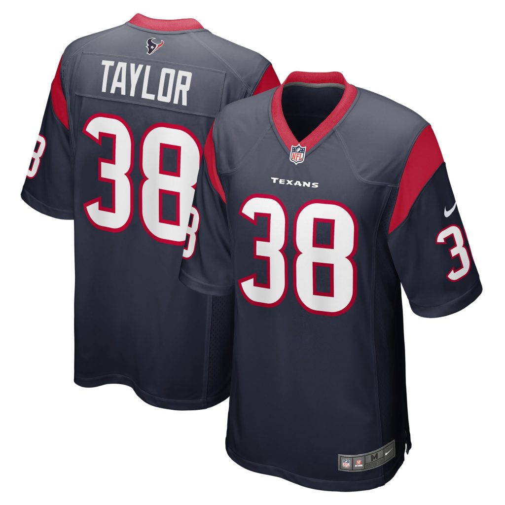 J.J. Taylor Houston Texans Nike Team Game Jersey -  Navy