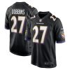 Men's Baltimore Ravens J.K. Dobbins Nike Black Game Jersey