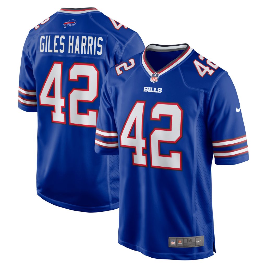 Men's Buffalo Bills Joe Giles-Harris Nike Royal Game Jersey