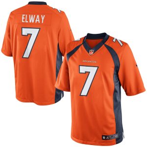 Men's Nike John Elway Orange Denver Broncos Retired Player Limited Jersey