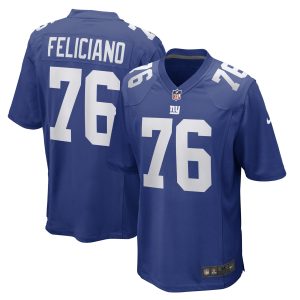 Men's New York Giants Jon Feliciano Nike Royal Game Player Jersey