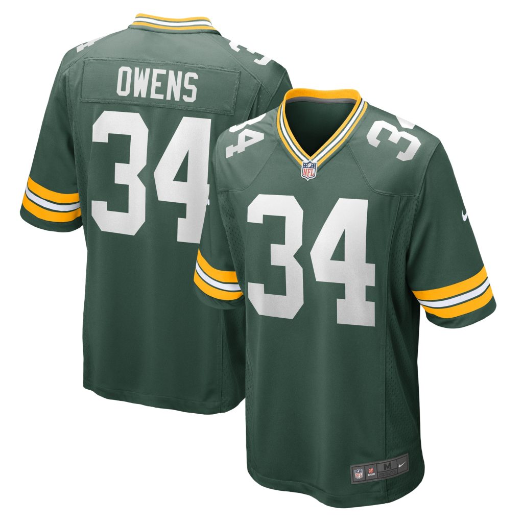 Jonathan Owens Green Bay Packers Nike  Game Jersey -  Green