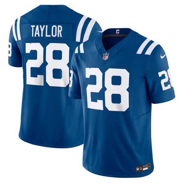 Men's Indianapolis Colts Jonathan Taylor Nike Royal Vapor F.U.S.E. Limited Jersey