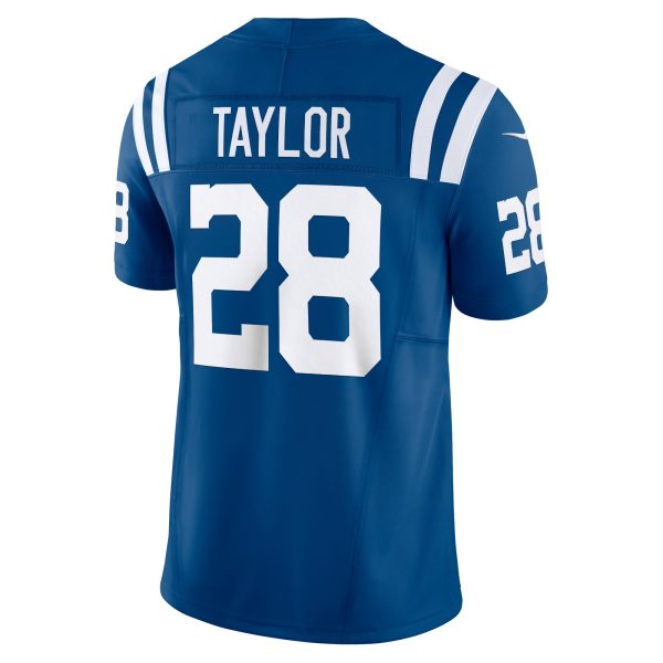 Men's Indianapolis Colts Jonathan Taylor Nike Royal Vapor F.U.S.E. Limited Jersey