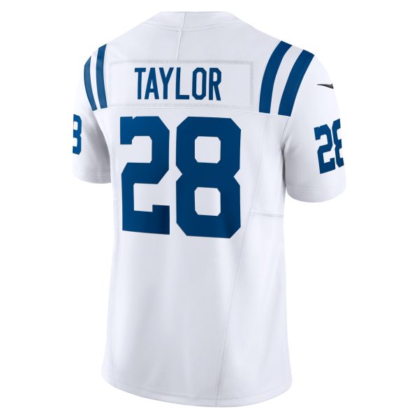 Men's Indianapolis Colts Jonathan Taylor Nike White Vapor F.U.S.E. Limited Jersey
