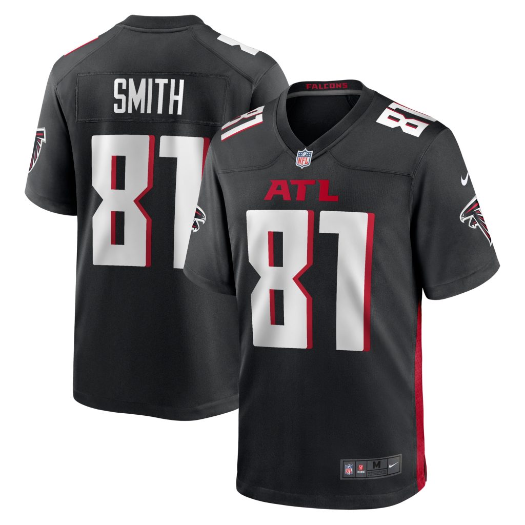 Men's Atlanta Falcons Jonnu Smith Nike Black Game Player Jersey