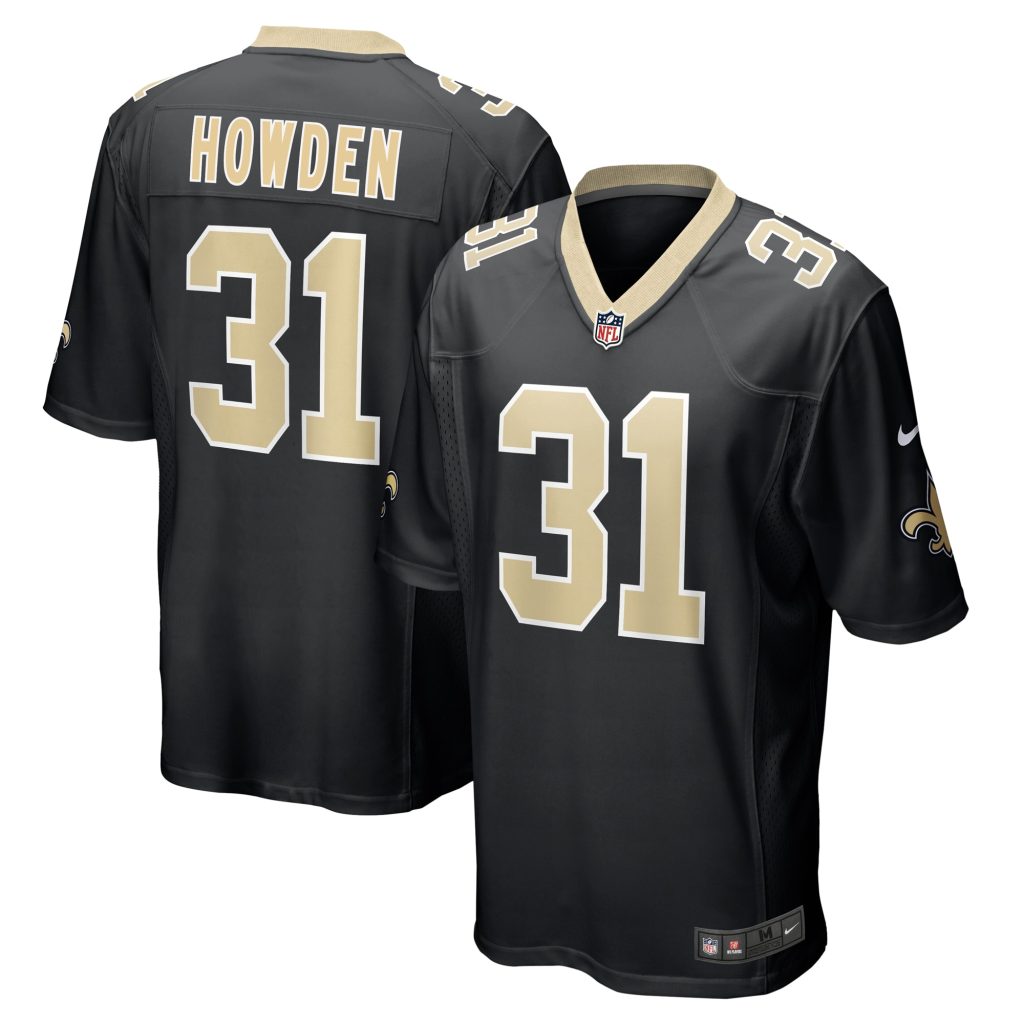 Jordan Howden New Orleans Saints Nike Team Game Jersey -  Black