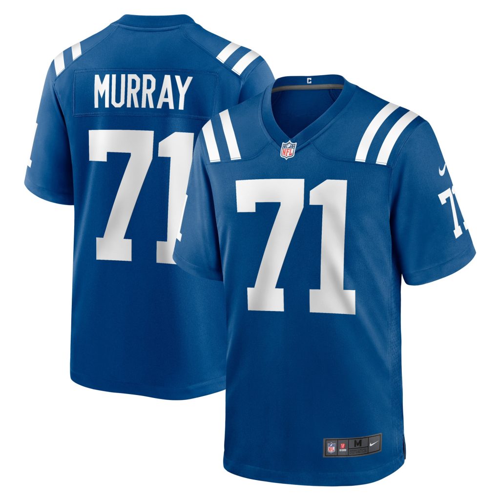 Men's Indianapolis Colts Jordan Murray Nike Royal Player Game Jersey