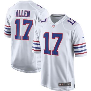 Men's Buffalo Bills Josh Allen Nike White Alternate Game Player Jersey
