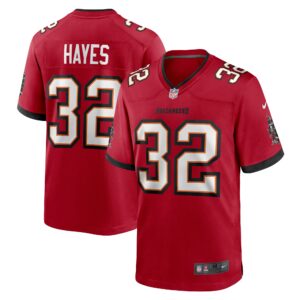 Josh Hayes Tampa Bay Buccaneers Nike  Game Jersey -  Red