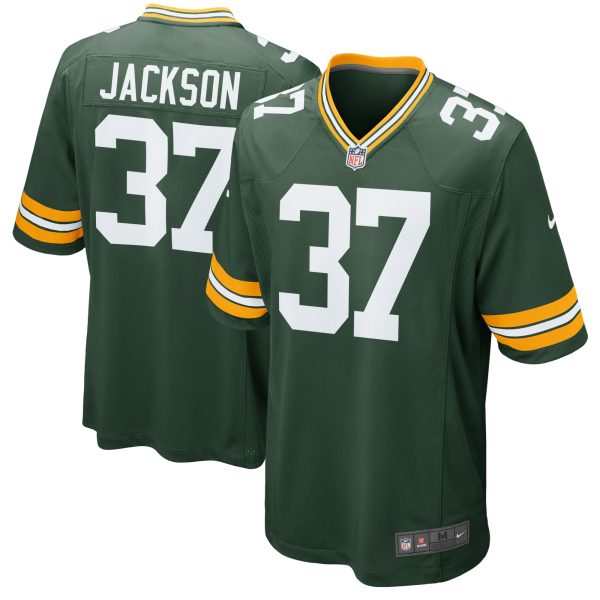 Men's Green Bay Packers Josh Jackson Nike Green Game Player Jersey