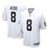 Men's Las Vegas Raiders Josh Jacobs Nike White Game Player Jersey