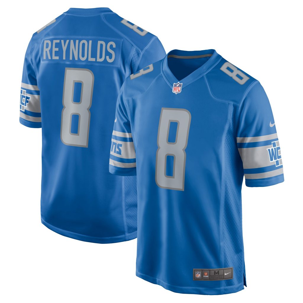 Men's Detroit Lions Josh Reynolds Nike Blue Player Game Jersey