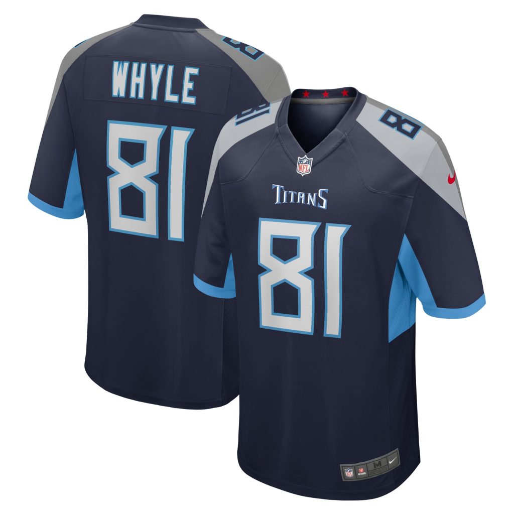 Josh Whyle Tennessee Titans Nike Team Game Jersey -  Navy