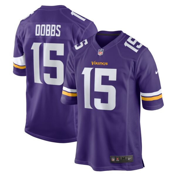 Joshua Dobbs Minnesota Vikings Nike  Game Jersey -  Purple