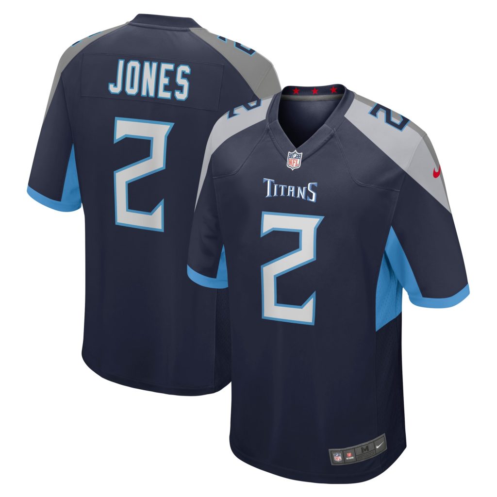 Men's Tennessee Titans Julio Jones Nike Navy Game Jersey