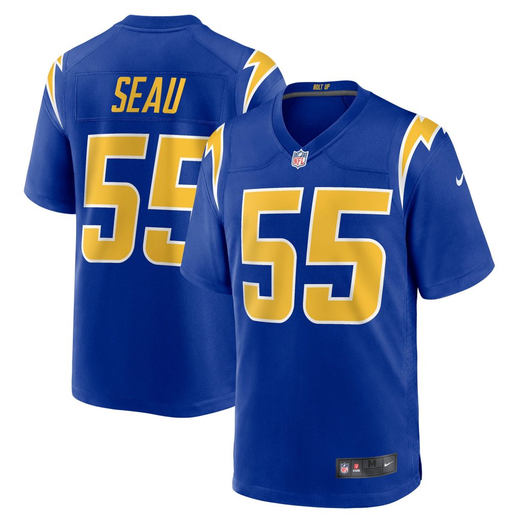 Men's Los Angeles Chargers Junior Seau Nike Royal Retired Player Alternate Game Jersey