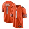 Men's Chicago Bears Justin Fields Nike Orange Alternate Game Jersey