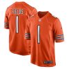 Men's Chicago Bears Justin Fields Nike Orange Player Game Jersey