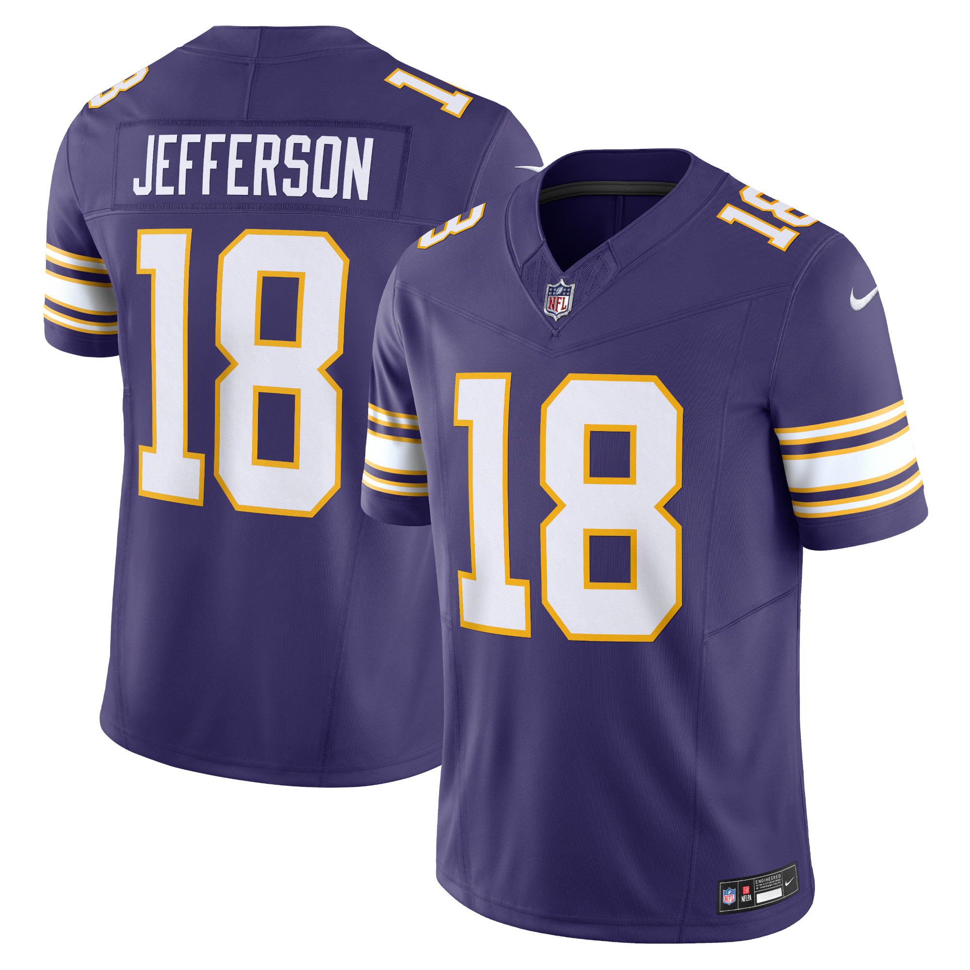 Men's Minnesota Vikings Harrison Smith Nike Purple Classic Vapor F.U.S ...