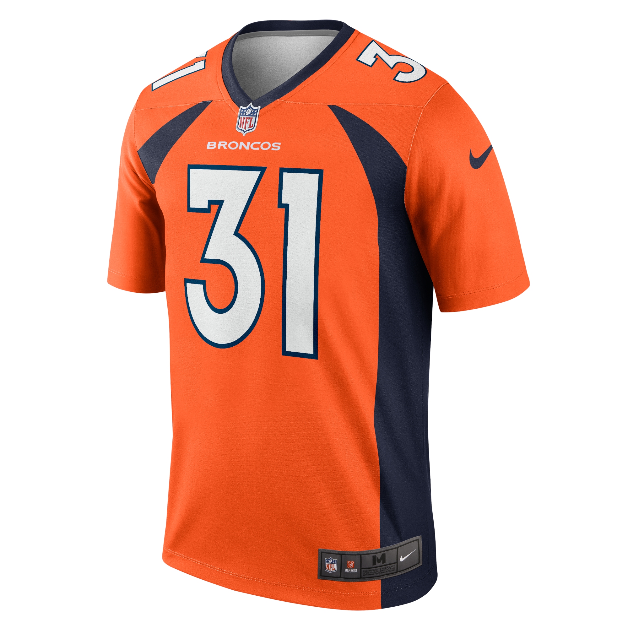 Men's Denver Broncos Justin Simmons Nike Orange Legend Jersey