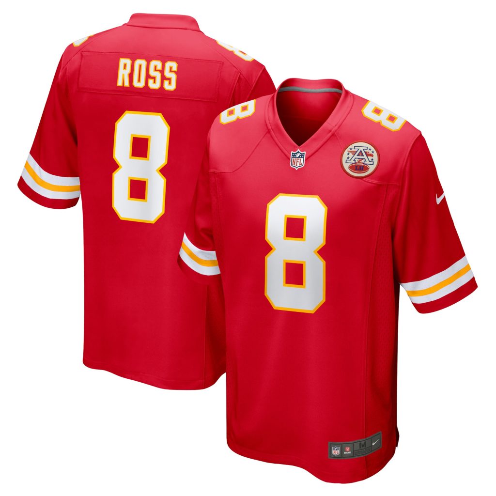 Men's Kansas City Chiefs Justyn Ross Nike Red Home Game Player Jersey