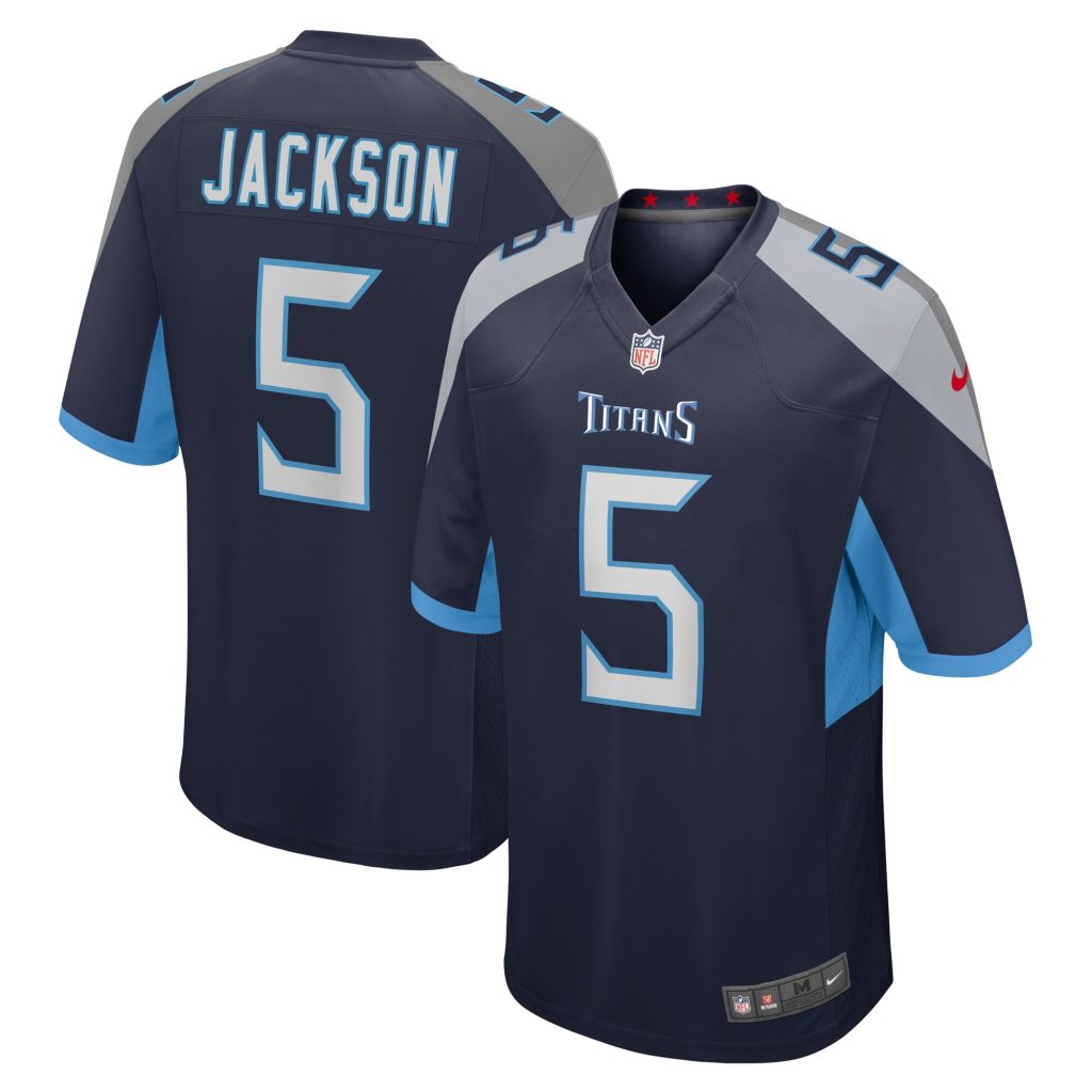 Kearis Jackson Tennessee Titans Nike Team Game Jersey -  Navy