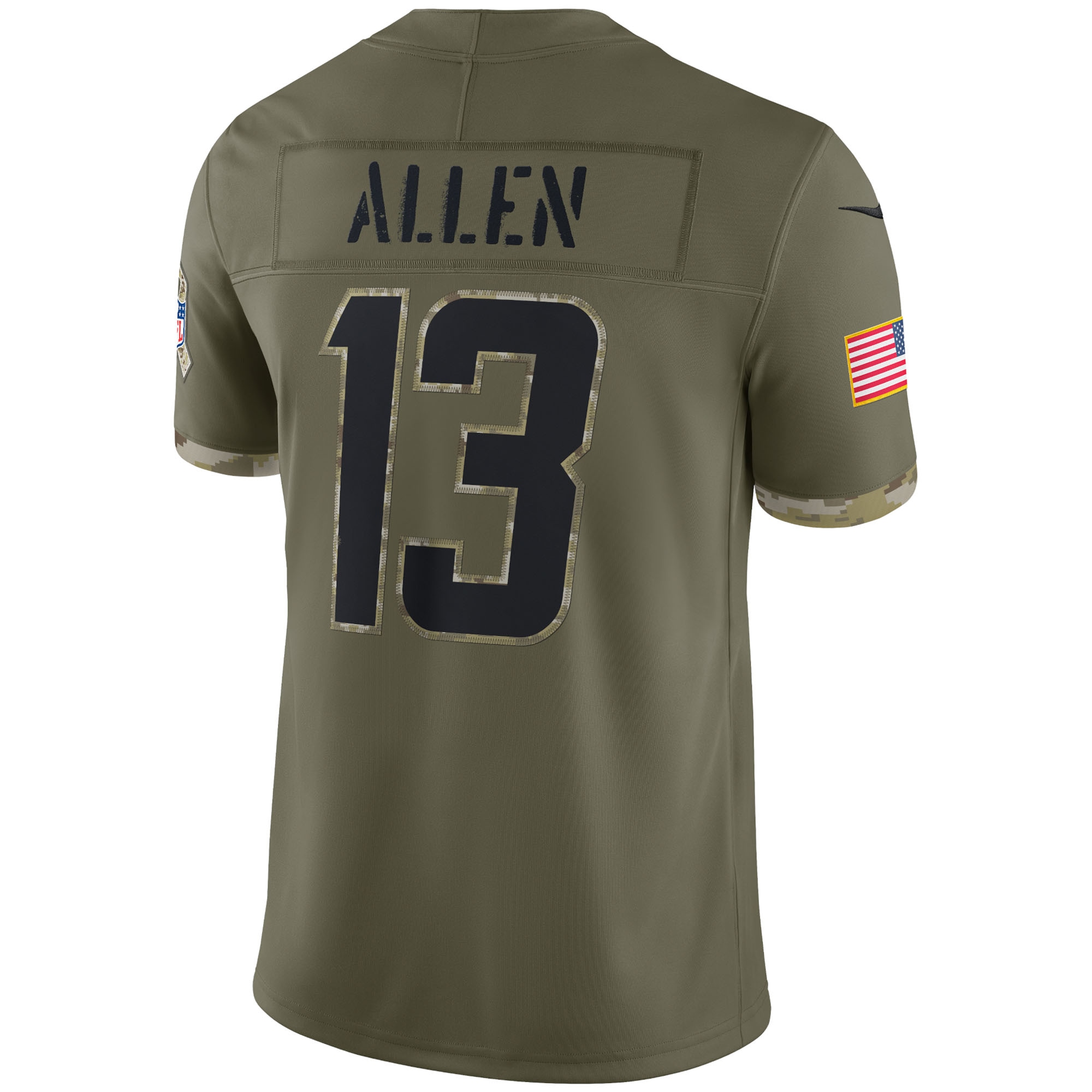 Men's Los Angeles Chargers Nike Olive 2022 Salute To Service Limited Jersey