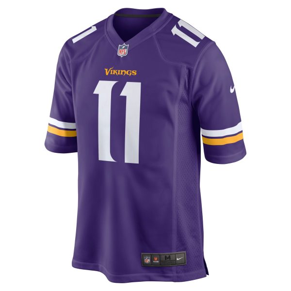 Men's Minnesota Vikings Kellen Mond Nike Purple Game Jersey