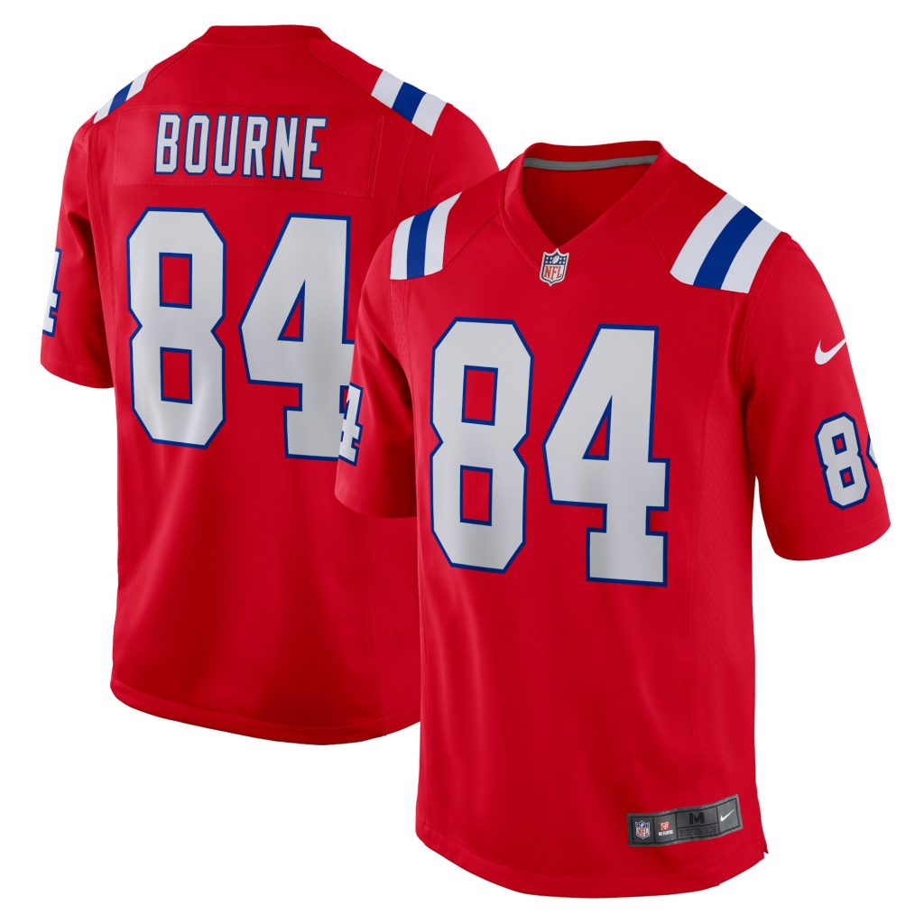 Men's New England Patriots Kendrick Bourne Nike Red Game Jersey