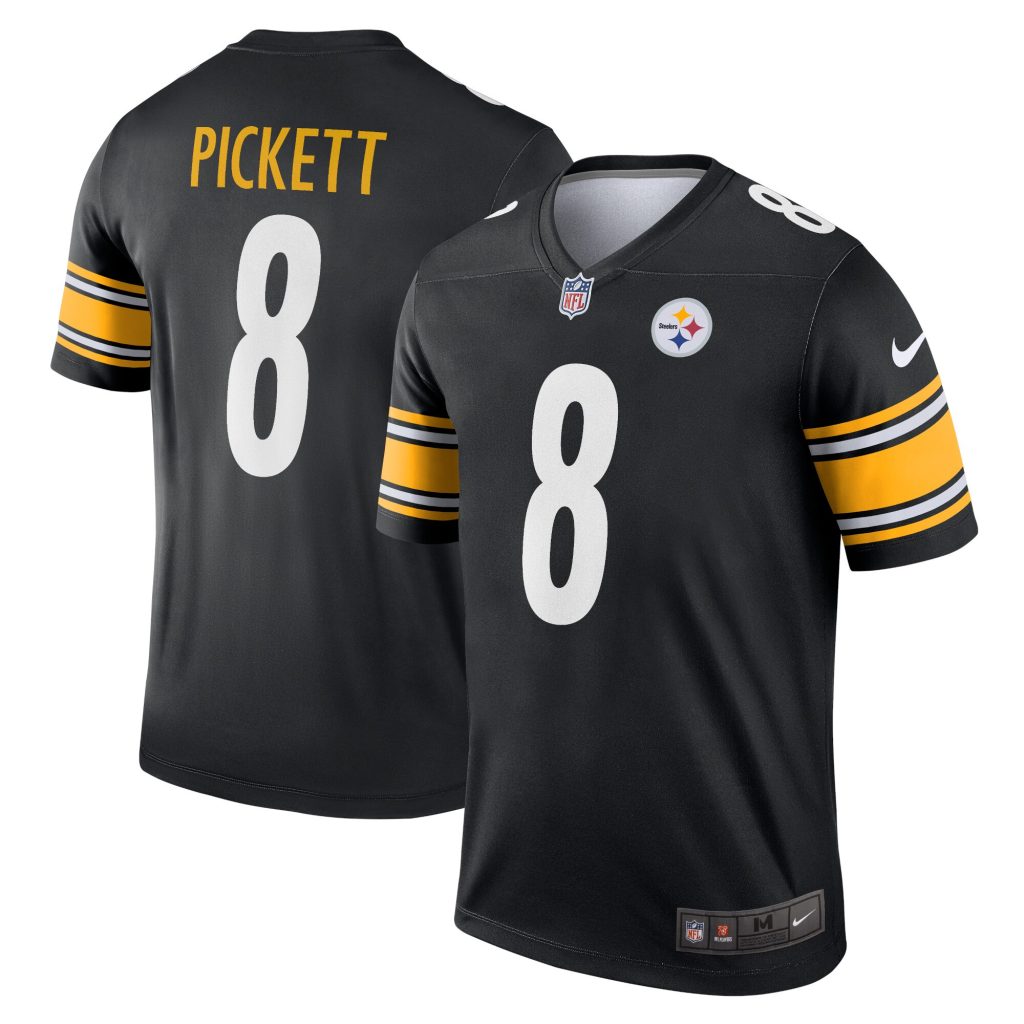 Men's Pittsburgh Steelers Kenny Pickett Nike Black Legend Jersey
