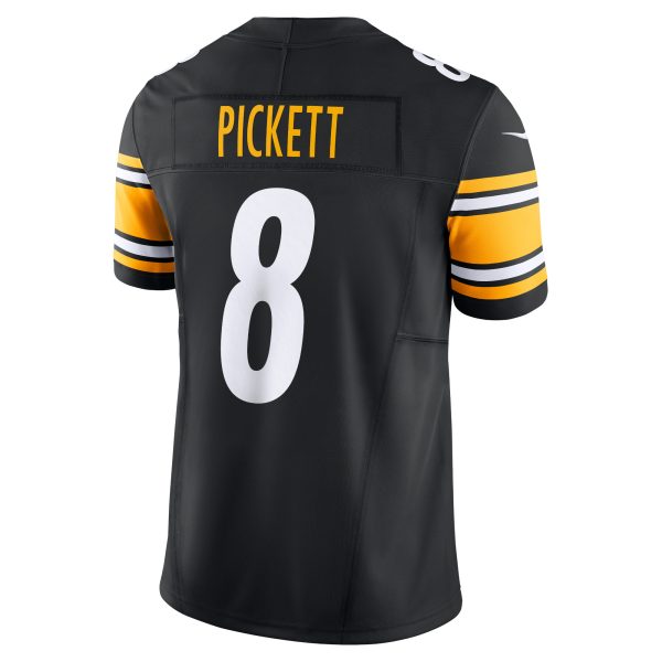 Men's Pittsburgh Steelers Kenny Pickett Nike Black Vapor F.U.S.E. Limited Jersey